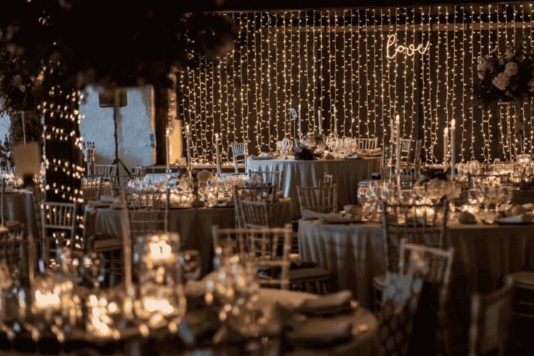 Iluminación en bodas personalizadas. Crea una atmósfera única