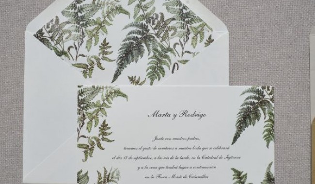5 consejos para elegir las invitaciones de boda